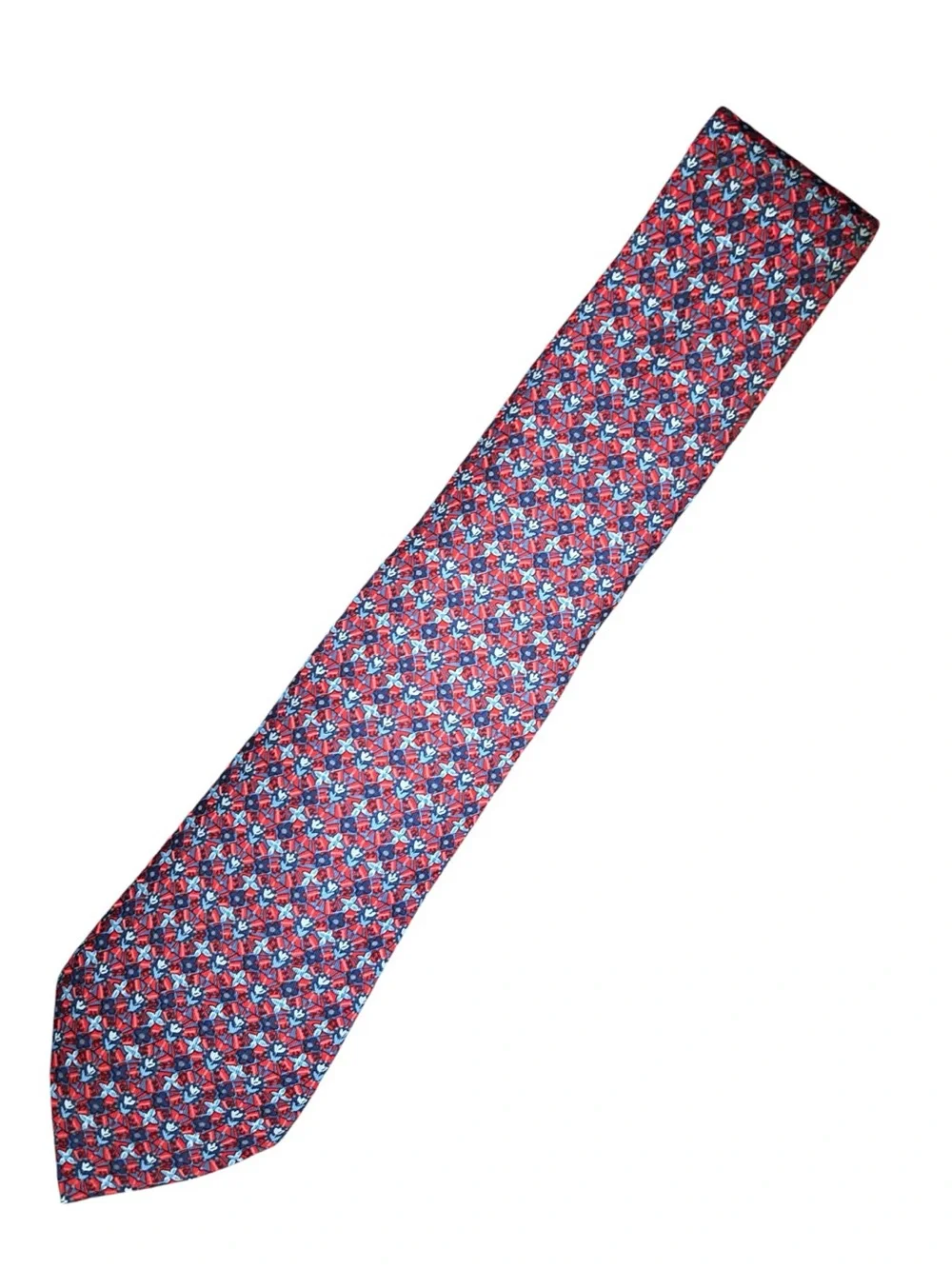 HERMÈS silk tie